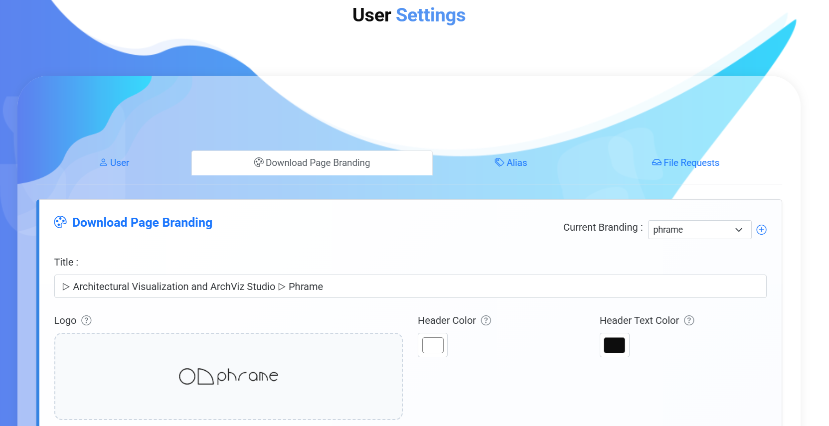 Brand Setting